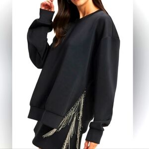 🎉Host Pick! 🎉Good American Diamond Crewneck Sz S